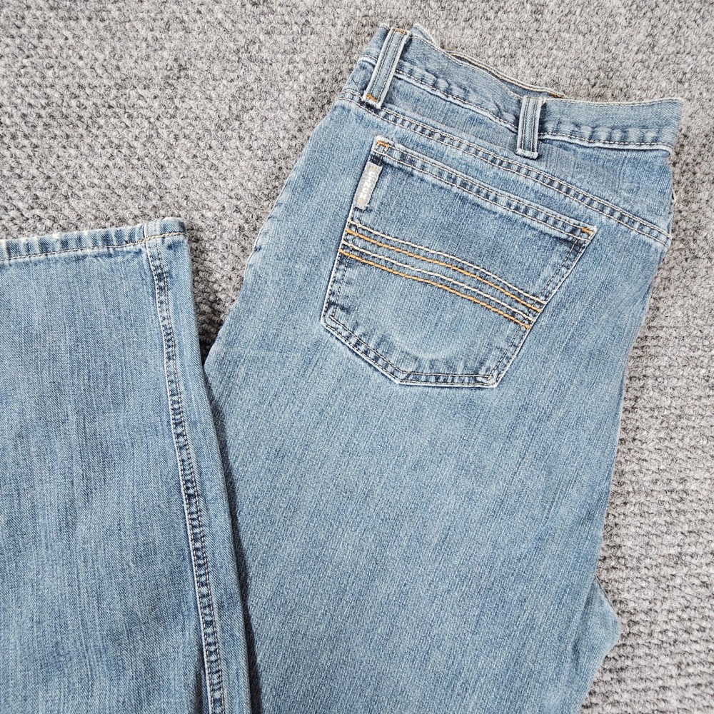 Vtg Cinch Green Label Mens Relaxed Fit Straight Leg‎ Jeans Medium Wash 38x38